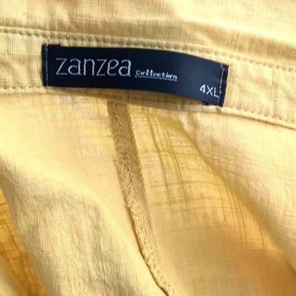 Zanzea Collection, Gold Shirt Dress, Timeless, Excellent Condition, Pockets, 4X - Picture 12 of 16